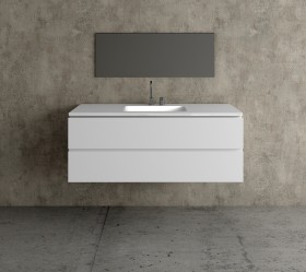 Mueble baño a Medida con 2 Cajones Superpuestos + 1 Lavabo de diseño 582