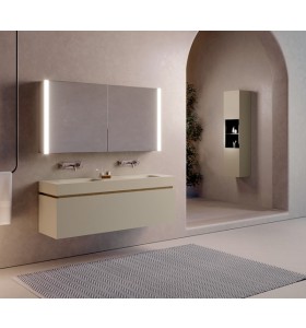Encimera Doble de diseño con Mueble de MDF a Medida con 2 Cajones + 2 Cajones Interiores