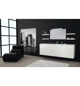 Mueble de MDF a medida con 6 cajones + 1 Lavabo de diseño | 561