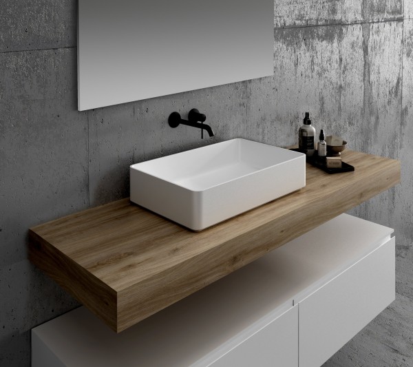 Encimera de madera Roblez Macizo Natural Bourbon Ejemplo